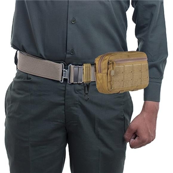 Molle Admin Pouch, EDC Utility Tool Pouch with 1*Tactical Gear Clip and 1*Patch - Picture 6 of 7